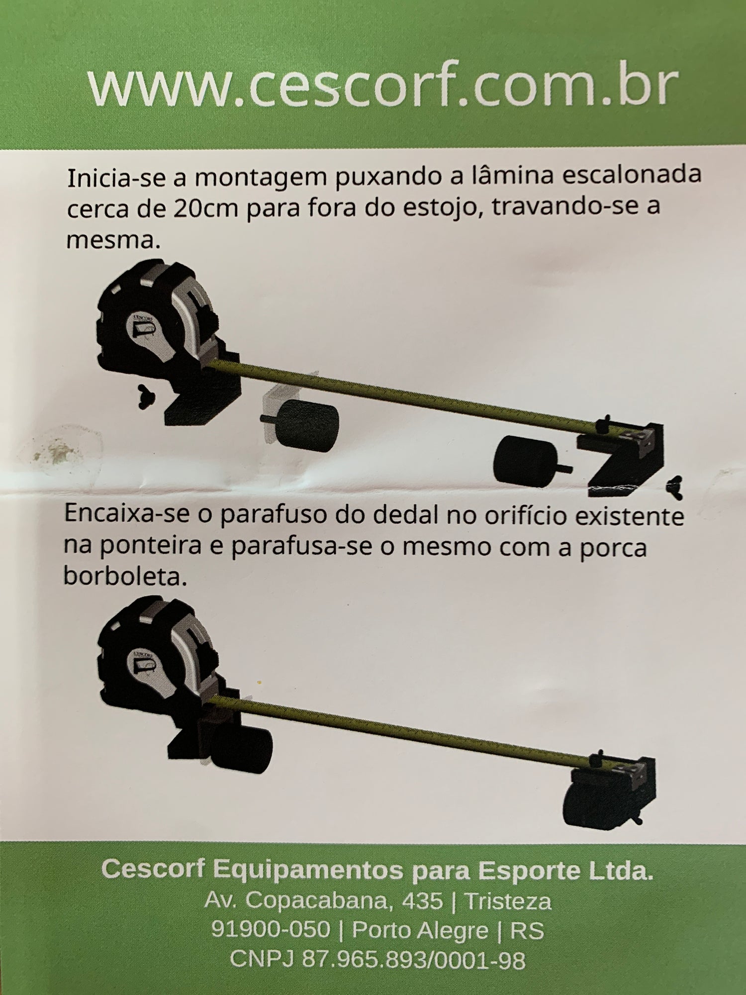 Cescorf Flexible Segmometer w/ Armspan