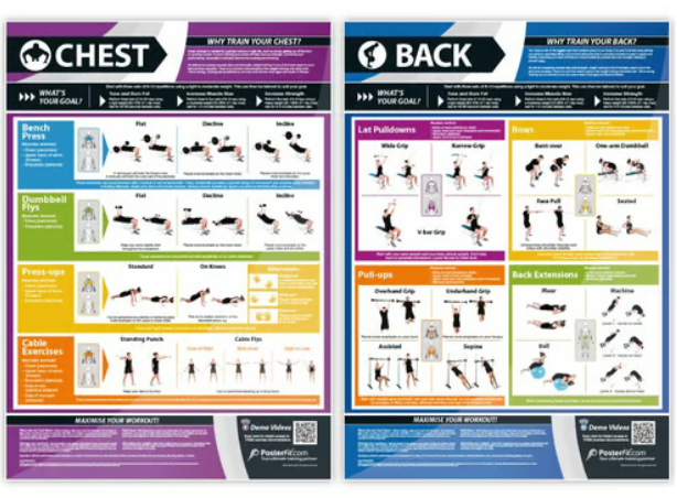 Daydream Exercise Posters - Set of 7