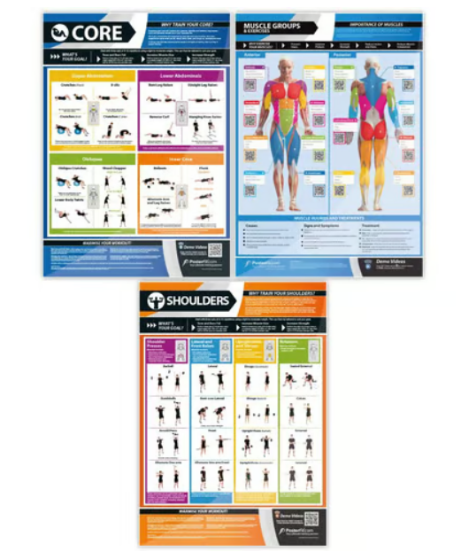 Daydream Exercise Posters - Set of 7