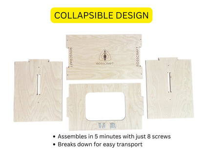 Rosscraft Anthropometric Bench (Sitting Height Box / Stool)
