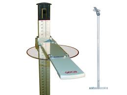 Seca 222 - Telescopic mechanical height rod with wide measuring range