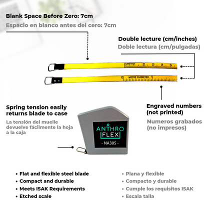 AnthroFlex Anthropometric Tape Measure