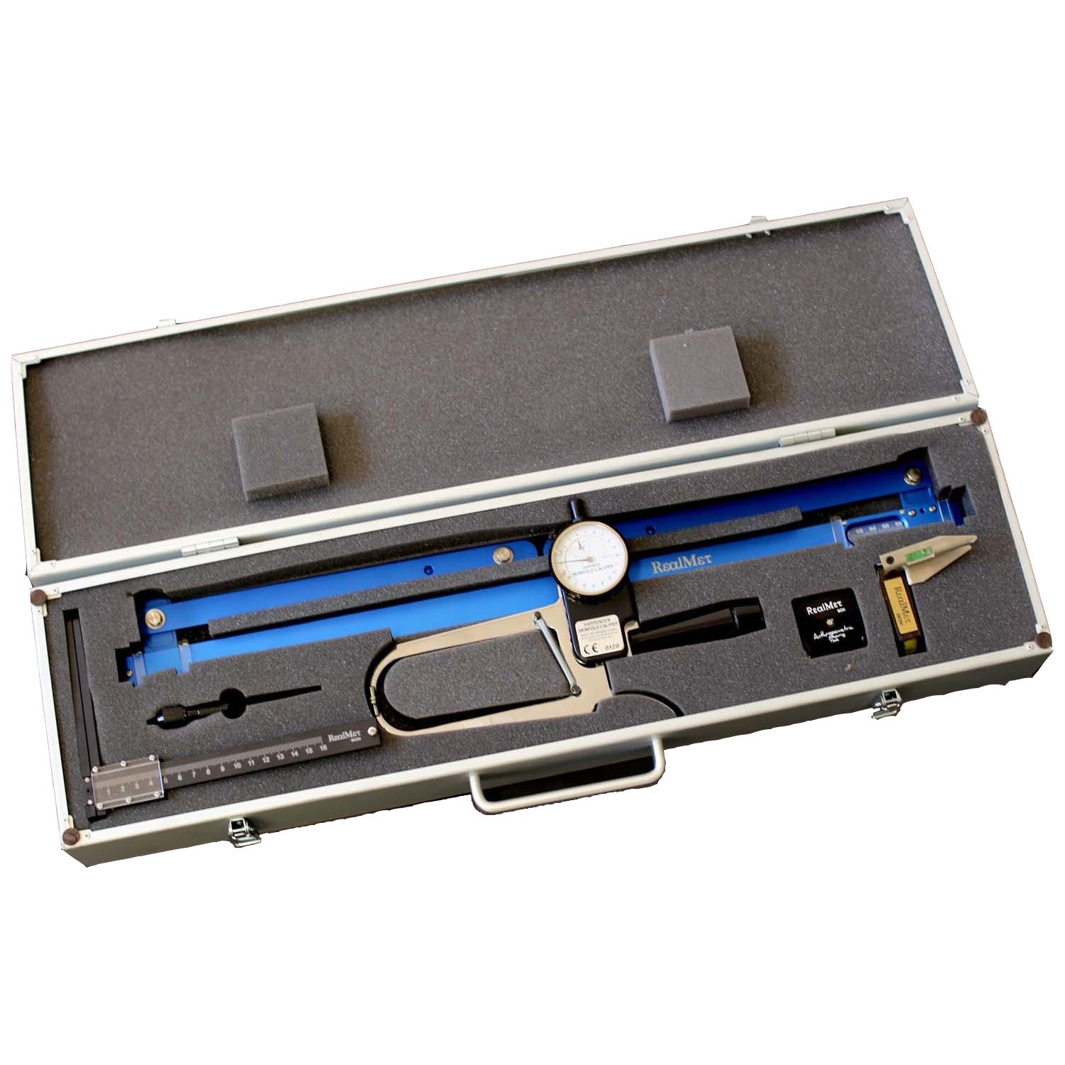 realmet anthropometry kit with skinfold caliper